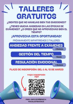 Talleres gratuitos en Psicall, marzo 2025.